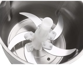 Tocator de alimente Saturn ST-FP7180, 500 W, Macinare, Framantare, 7 L, 3 functii, Motor din cupru, Bej/Maro