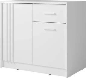 Comoda CANADA CY21, alb, PAL laminat, 102x42x94 cm