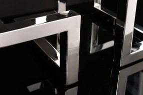 Suport pentru 5 lumanari, Argintiu, ABSTRACT 50cm