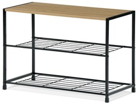 Suport pantofi GD-413 OAK Leik, 3 nivele, 63 x 30 x 43,5 cm, 3 etaje