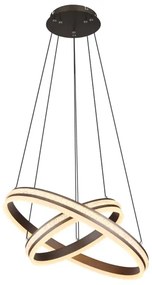 Lustră LED dimabilă pe cablu Globo 67314-60H GROUNI LED/60W/230V + telecomandă