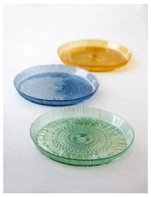 Platou verde din sticlă ø 30 cm Kusintha – Bitz
