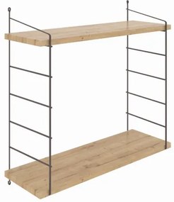 Etajeră de perete ARMONI 58x72 cm bej/maro