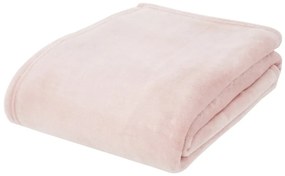 Pătură roz-deschis din micropluș/cocolino 130x170 cm Raschel Velvet – Catherine Lansfield