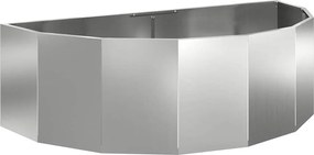 vidaXL Jardinieră Argintiu 120 x 60 x 35 cm Oțel Galvanizat