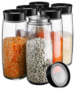 Recipiente 6 buc. din sticlă pentru alimente – Hermia