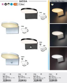 Aplica LED iluminat exterior IP54 Batida negru