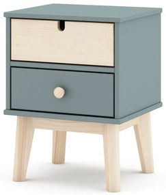 Noptieră de copii verde prăfuit Estefania – Marckeric