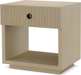 Noptiera design LUX, Furnir de stejar albit, Dimitrios