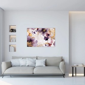 Tablou - Acuarelă flori (90x60 cm)