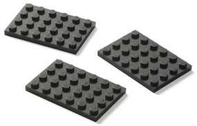 Organizator pentru depozitare cu 3 sertare LEGO®, roșu