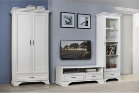 Mobilier living alb clasic IDENTO 2, PAL, 3 piese