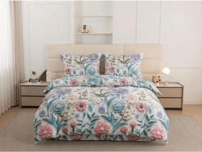 Lenjerie de pat din microfibra FLORIBEE colorate Dimensiune lenjerie de pat: 2 buc 70 x 80 cm | 160 x 200 cm