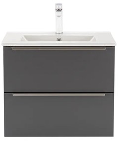 Dulap inferior Vario Trim 60 cu lavoar antracit-antracit