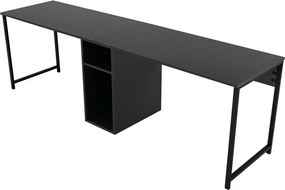 Birou Twin Antracit și Negru