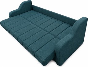 Canapea ALEX extensibila, 3 locuri, cu lada de depozitare, stofa bej, 220x90x90 Bej