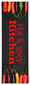 vidaXL Covoraș de bucătărie lavabil, model Hot &amp; Spicy, 60 x 180 cm
