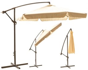 Umbrelă de gradină pliabilă 350m Cream