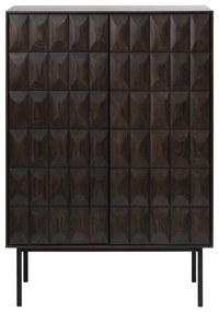 Dulap maro închis 90x130 cm Latina – Unique Furniture