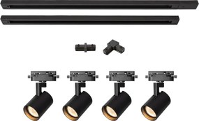 BRILAGI - Corp de iluminat tip spot pentru șină HUSKY 4xGU10/10W/230V 150 cm negru