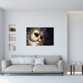 Tablou cu statuie cu masca (90x60 cm)