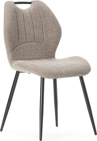 Scaune de dining maro deschis 4 buc. Muli – Marckeric