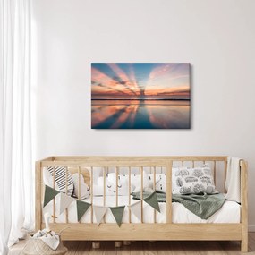 Tablou cu razele solare deasupra plajei Dayton (90x60 cm)
