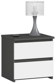 Noptieră Cleania CL2 (grafit gri + alb). 1071066