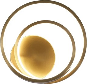 Aplică LED de perete ZEFIRA, 14 W, 230 V, 4000 K, auriu