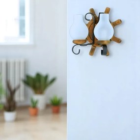 Aplică TIMONA 2xE14/40W/230V fag