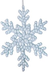 Ornament de Crăciun din sticlă ø 6 cm Snowflake – Dakls