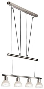 Lustră LED pe cablu DAYTONA 4xE14/5W/230V 3000K crom lucios