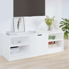 Comoda TV, alb, 102x35,5x36,5 cm, lemn compozit Alb, 1