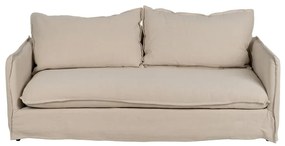 Canapea crem cu tapițerie din in 200 cm – Ixia