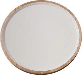 Tava servire din lemn de mango, 46 cm Lacquered