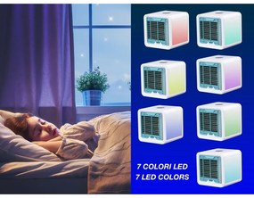 Resigilat: Racitor de aer Beper P206RAF200, 5 W, 3 viteze, Autonomie 8 ore, 750 ml, LED, USB, Alb
