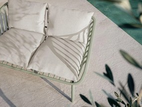 Set mobilier grădină Rajesh (pentru 4 persoane) (verde). 1100153