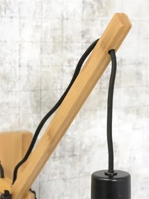 Aplica din bambus Bali orizontal S natur, 44cm