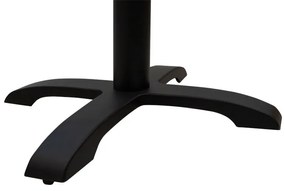 Stalp picior suport blat masa Poise inaltime medie fonta negru patru picioare 62x62x94 cm