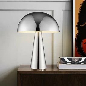 Lampă de masă Brilliant SIGRUN 1xE14/28W/230V crom lucios