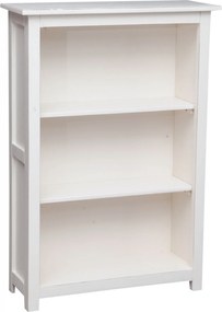 Vitrina mica, L68 25 H98 cm, alb antic, lemn masiv