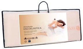 Pernă anatomică cu umplutură din spumă cu memorie 34x90 cm Tencel - Moonia