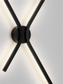 Aplica de perete LED CCT design modern AKRO negru