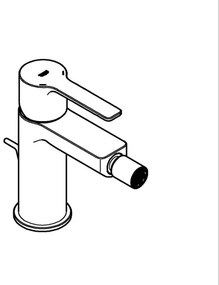 GROHE Lineare 33848AL1 - baterie pentru bideu, mărime S, grafit