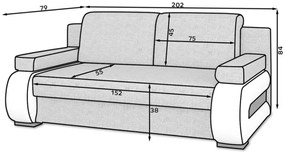 Canapea extensibila Laura Berlin 01/Soft 11