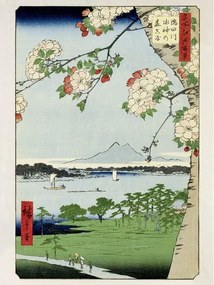 Imprimare de artă Hokusai - Massaki And Suijin Grove, Katsushika Hokusai