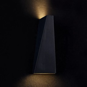 Aplica LED pentru iluminat exterior design modern Times Square IP54 negru MYO580WL-L6B