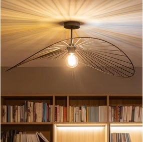 Brilagi - Lustră LED aplicată CERIA WIRE 1xE27/60W/230V 60x80 cm negru/bronz