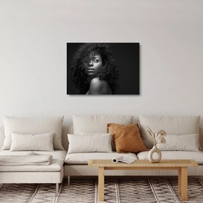 Tablou pe sticlă - Portretul femeii (70x50 cm)