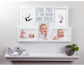 Kit rama foto amprente cerneala - Love you to the moon and back - Pearhead